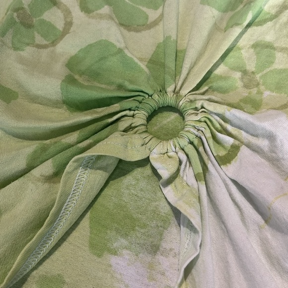 Collina Strada Flower Patch Lime Center Ring T-Shirt - Picture 5 of 10